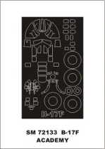 MXS72133 B-17F Flying Fortress Maskierfolie