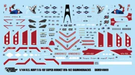 DXM14009 F/A-18F Super Hornet VFA-102 Diamondbacks