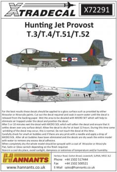 XD72291 Jet Provost T.3/T.4/T.51/T.52