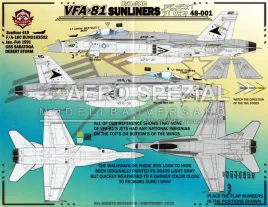 BMA48001 F/A-18C Hornet VFA-81 Sunliners