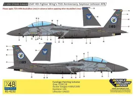 DXM48029 F-15E Strike Eagle 4th Fighter Wing Jubiläum