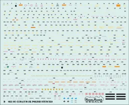 MOD72083 Su-22M-4 Fitter-K/Su-22UM-3K Fitter-G Stencils polnische Luftwaffe