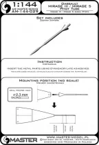 AM44029 Mirage III/5 Staurohr