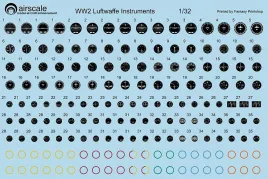 AS32GER Cockpit-Instrumente für Flugzeuge Luftwaffe WK II