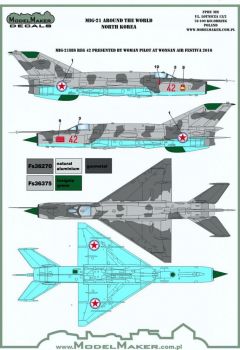 MOD48107 MiG-21 Fishbed Korean Peoples Army Air Force (North Korea)