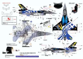 PRO480801 F-16C Block 52+ Fighting Falcon Zeus Demo-Team