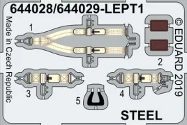 EBR44029 P-38G Lightning Instrumentenbrett und Sitzgurte