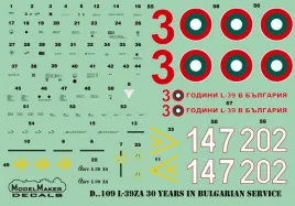 MOD72109 L-39ZA Albatros bulgarische Luftwaffe