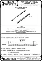 AM24017 Browning M2 .50 cal. (12,7 mm) Rohre