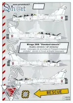 SY72919 Mirage 2000 Nationalitätskennzeichen und Stencils