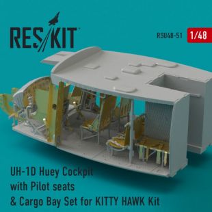 RSU480051 UH-1D Huey Cockpit Set und Laderaum