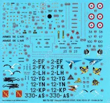 BD72122 Mirage 2000C, RDI, RDM & 5F französische Luftwaffe