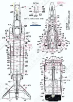 PRO320906W F-/RF-4 Phantom II Stencils in FS 36622 (Light Grey)