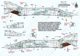 PRO720906W F-/RF-4 Phantom II Stencils in FS 36622 (Light Grey)