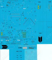 PRO720906W F-/RF-4 Phantom II Stencils in FS 36622 (Light Grey)