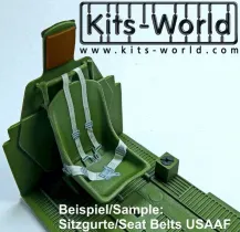 KW3D132010 Seat Belts Typhoon/Tempest Royal Air Force WW II