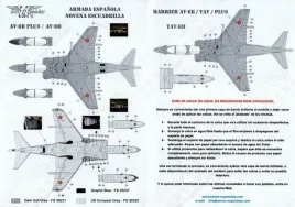 SE0332 EAV-8B Harrier II, EAV-8B Harrier II Plus & TAV-8B Harrier II spanische Marine