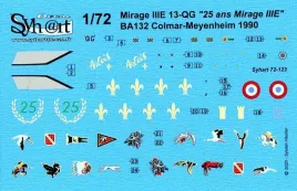 SY72123 Mirage IIIE Jubiläumsanstrich EC 1/13 Artois