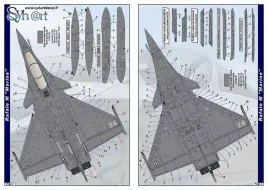 SY72915V2 Rafale B/C/M Standardmarkierungen französische Luftwaffe und Marine