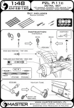 AM48160 PZL P.11c Detail Set