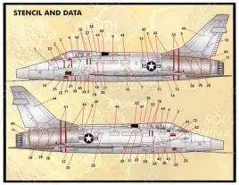 FD&S4821 F-100D Super Sabre U.S. Air Force in Vietnam