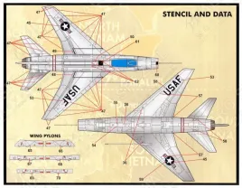 FD&S4821 F-100D Super Sabre U.S. Air Force in Vietnam