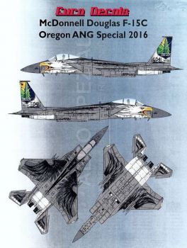 EU72122 F-15C Eagle Jubiläumsanstrich 75 Jahre Oregon Air National Guard