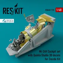 RSU480118 Mi-24V Hind-E Cockpit Set