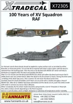 XD72305 100 Jahre No. XV Squadron RAF