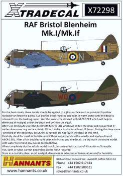 XD72298 Blenheim Mk.I/Mk.IF