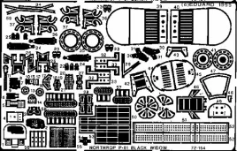 ED72154 P-61 Black Widow Detail Set