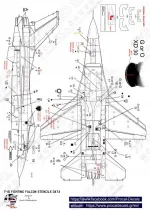 PRO320101 F-16C/D Fighting Falcon Stencils