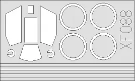 EDXF088 Hs 129 Maskierfolie