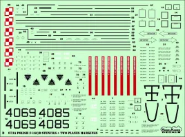 MOD32073A F-16C/D Fighting Falcon Stencils polnische Luftwaffe