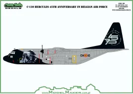 MOD72156 C-130H Hercules Jubiläumsfinish belgische Luftwaffe