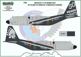 MOD72190 C-130H Hercules Abschiedsfinish belgische Luftwaffe