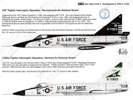 DRD4810 F-102A Delta Dagger nordöstliche Air-National-Guard-Einheiten