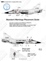 DRD4811 F-102A Delta Dagger zentrale Air-National-Guard-Einheiten