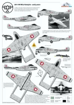 MC48021 D.H.100 Vampire F.1/FB.6 & D.H.115 Vampire T.55 Schweizer Luftwaffe