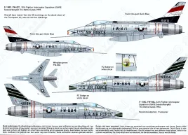 DD32040 F-100C Super Sabre USAFE Soesterberg