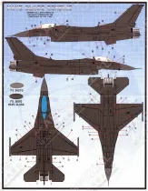 FBD48083 F-16 Fighting Falcon Stencils (spät)