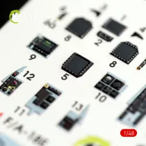 K48031 F/A-18E Super Hornet 3D Printed Cockpit Details