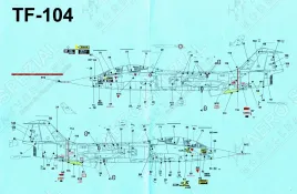 PF32477 F-/TF-104G Starfighter Stencils (niederländische Luftwaffe)