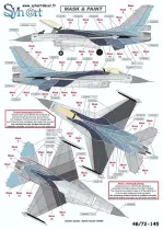 SY48145 F-16AM Fighting Falcon J-016 Solo Display 2001-2004