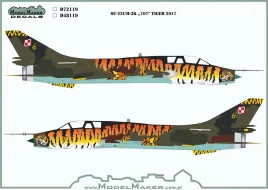 MOD48119 Su-22UM-3K Fitter-G Tiger 2017