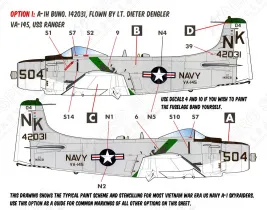 CD72131 A-1 Skyraider U.S. Navy in Vietnam