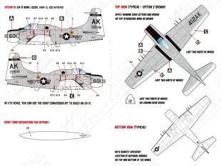 CD72131 A-1 Skyraider U.S. Navy in Vietnam