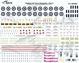 ZP48004DLX F-4E AUP Phantom II griechische Luftwaffe (inklusive 36-seitiger Broschüre)