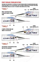 CD72142 F-104A/B/C Starfighter U.S. Air Force