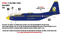 CD72123 C-130J Hercules Blue Angels